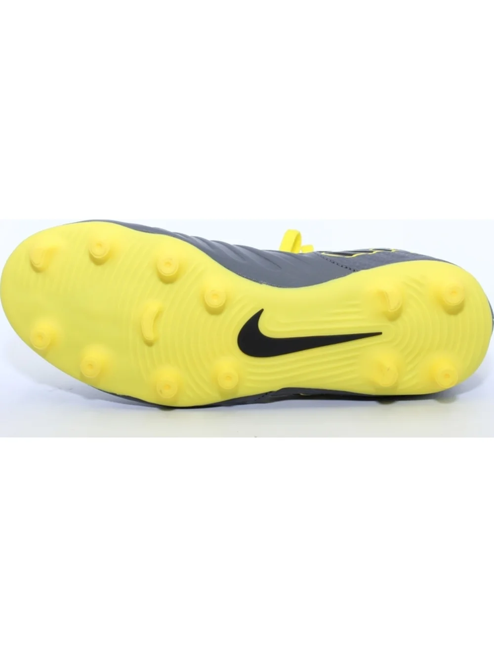 NIB Nike Tiempo JR LEGEND 7 Club FG Youth Soccer Cleats Shoes 3.5Y Gray & Yellow